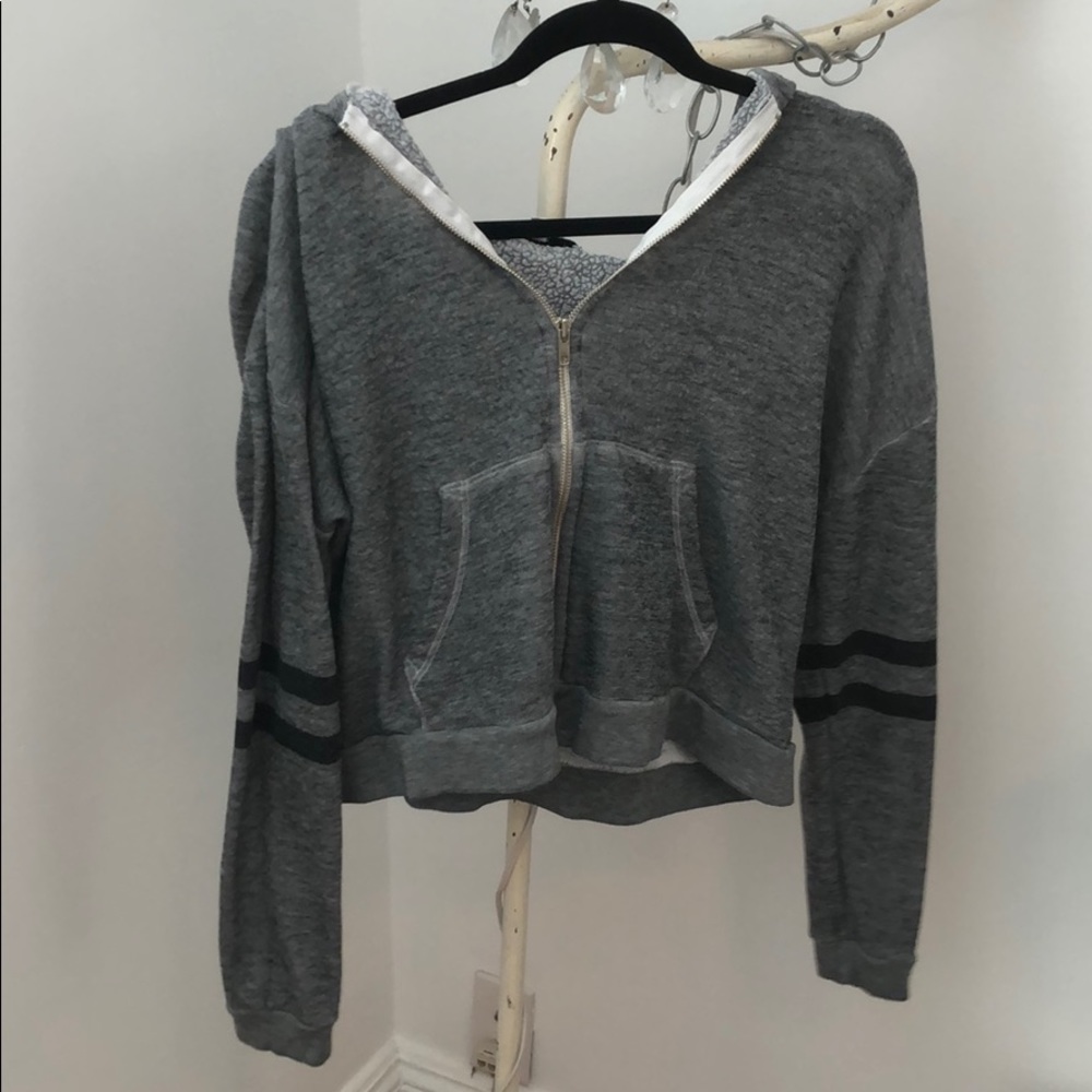 Wildfox zip up hoodie grey - Picture 4 of 5